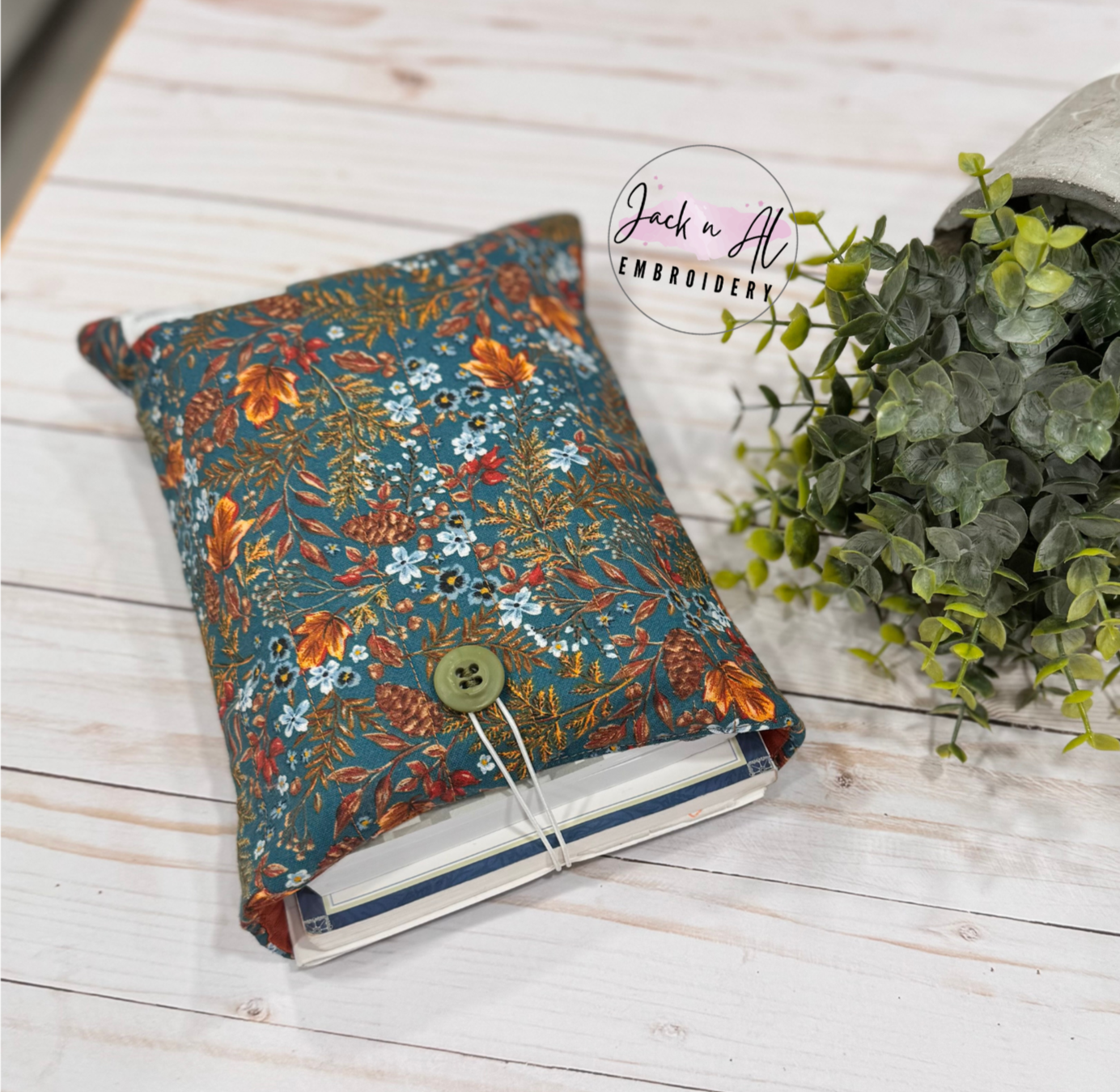 The Harvest Breeze Quilted Book Cover Sleeve