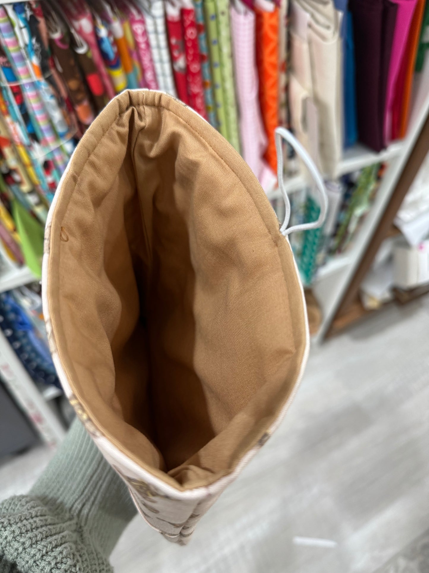 Heirloom Bear Quilted Book Cover Sleeve