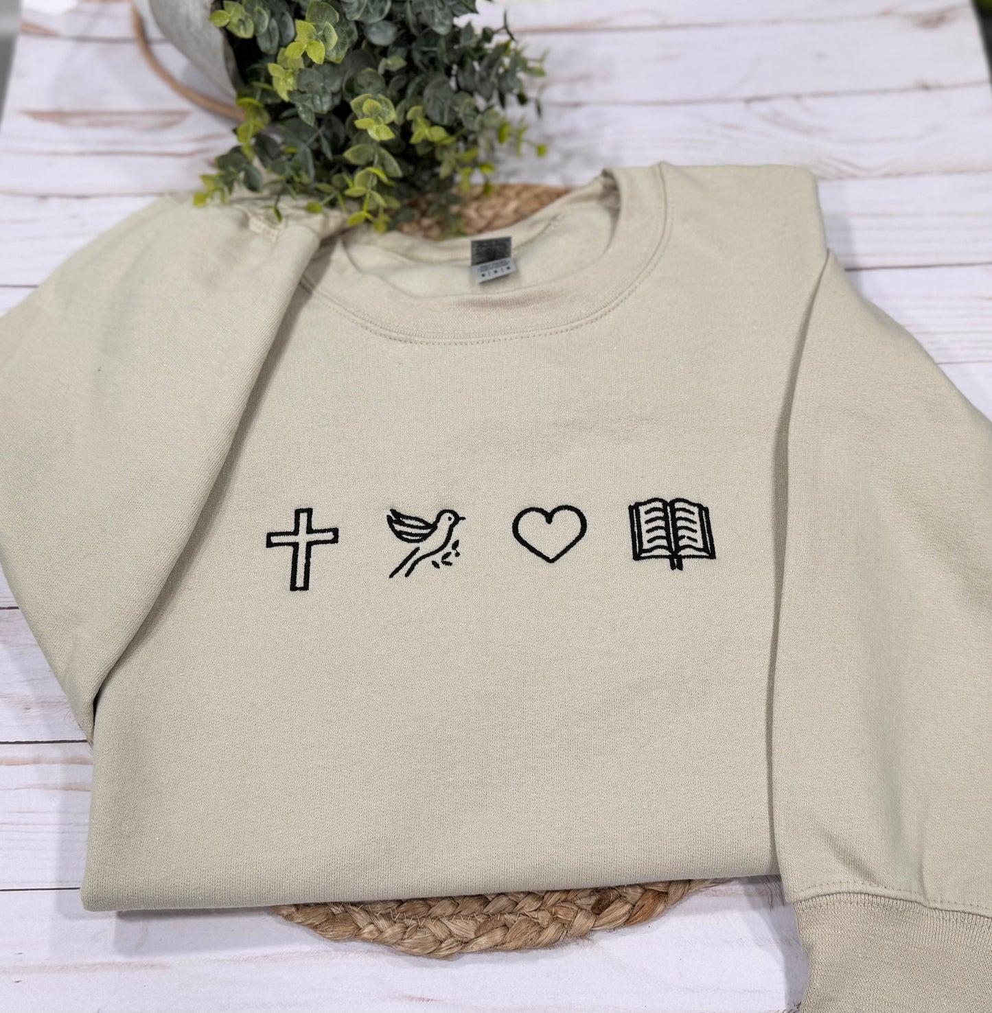 Emoji-Style Like Christian Sweatshirt
