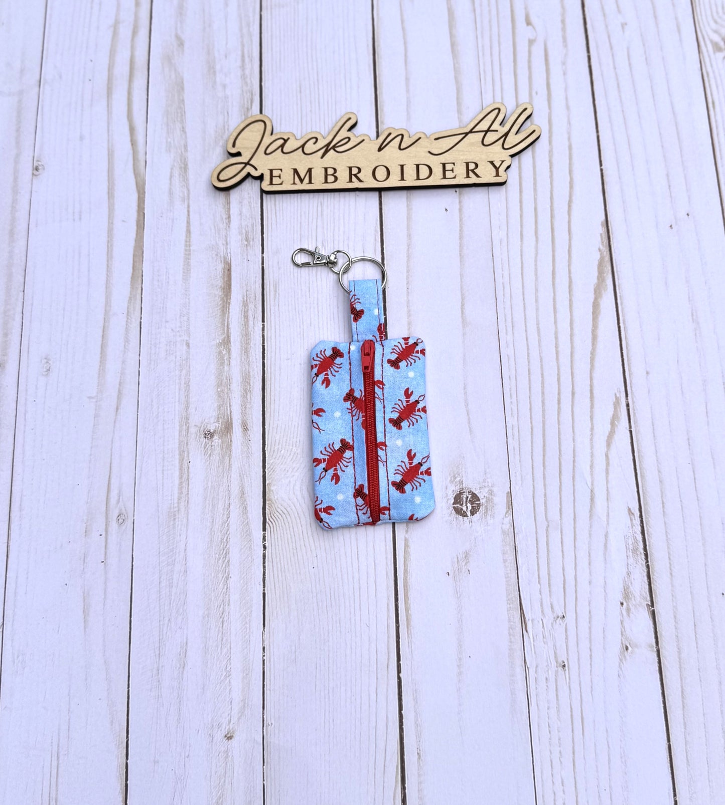 Lobster Lip Balm Zipper Pouch