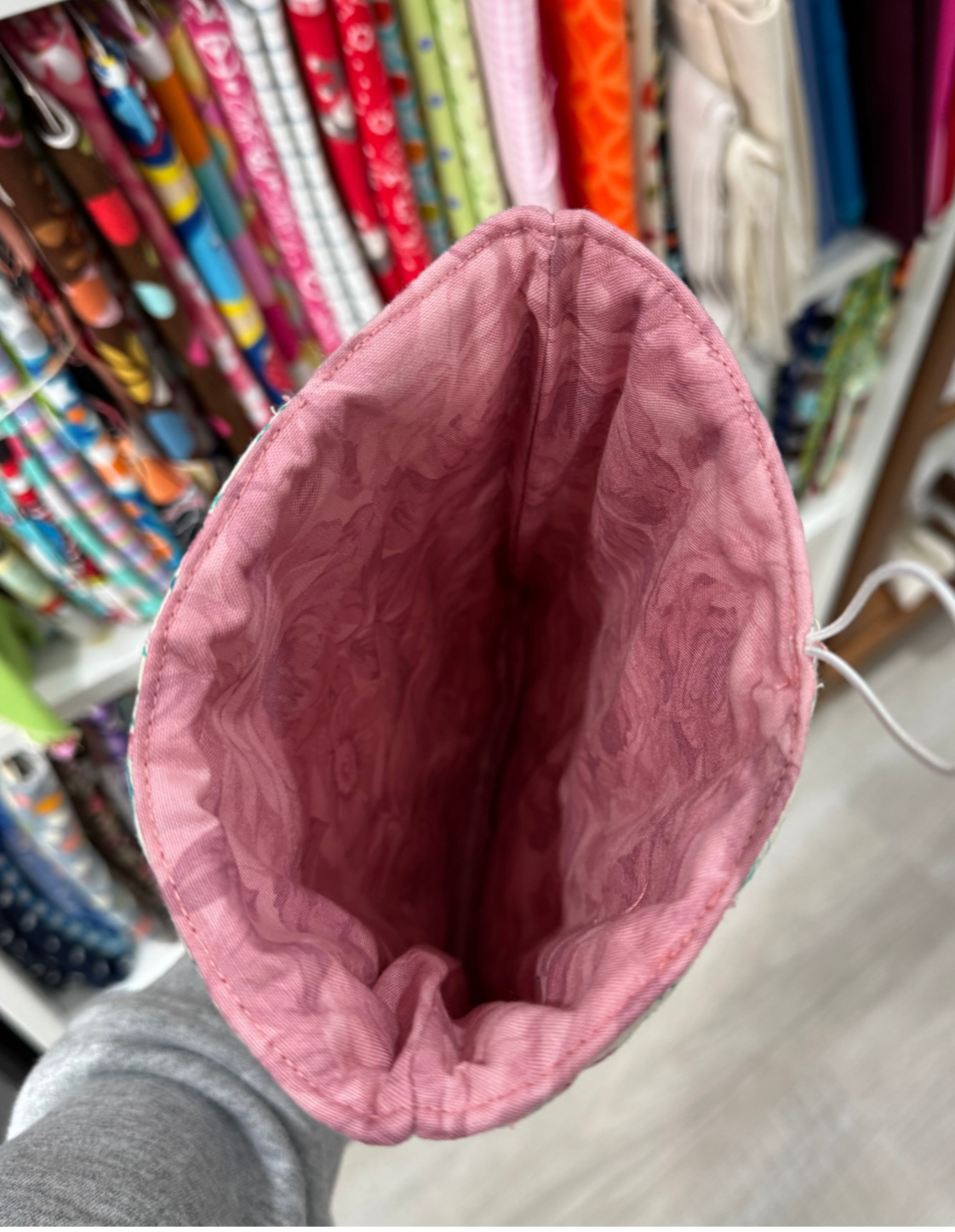 Rose Petal Pink Quilted Book Cover Sleeve