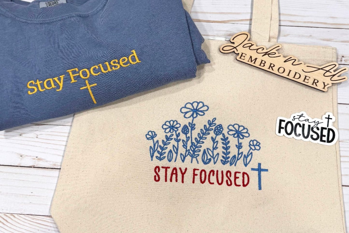 Stay Focused Sticker