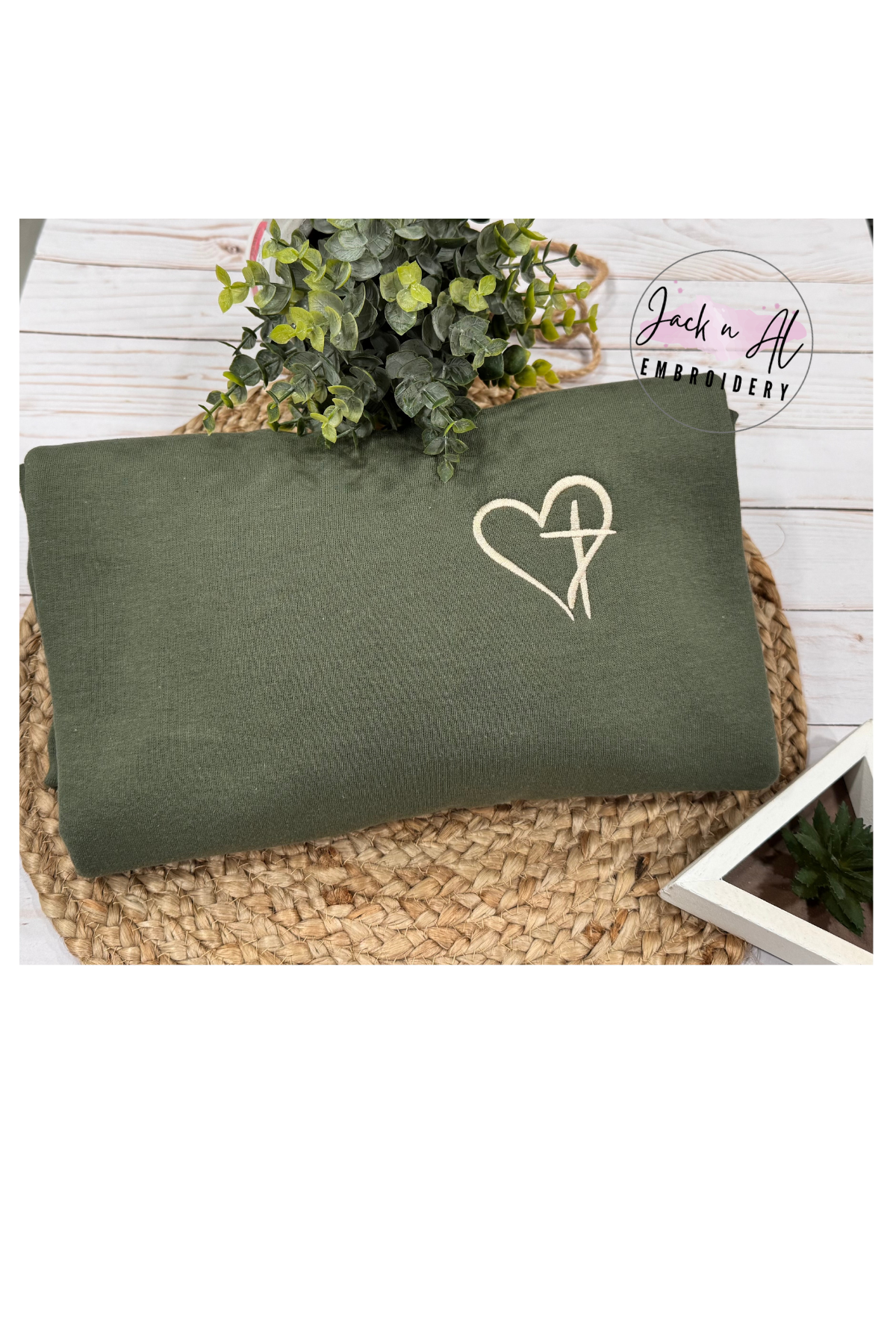 Heart Cross Sweatshirt