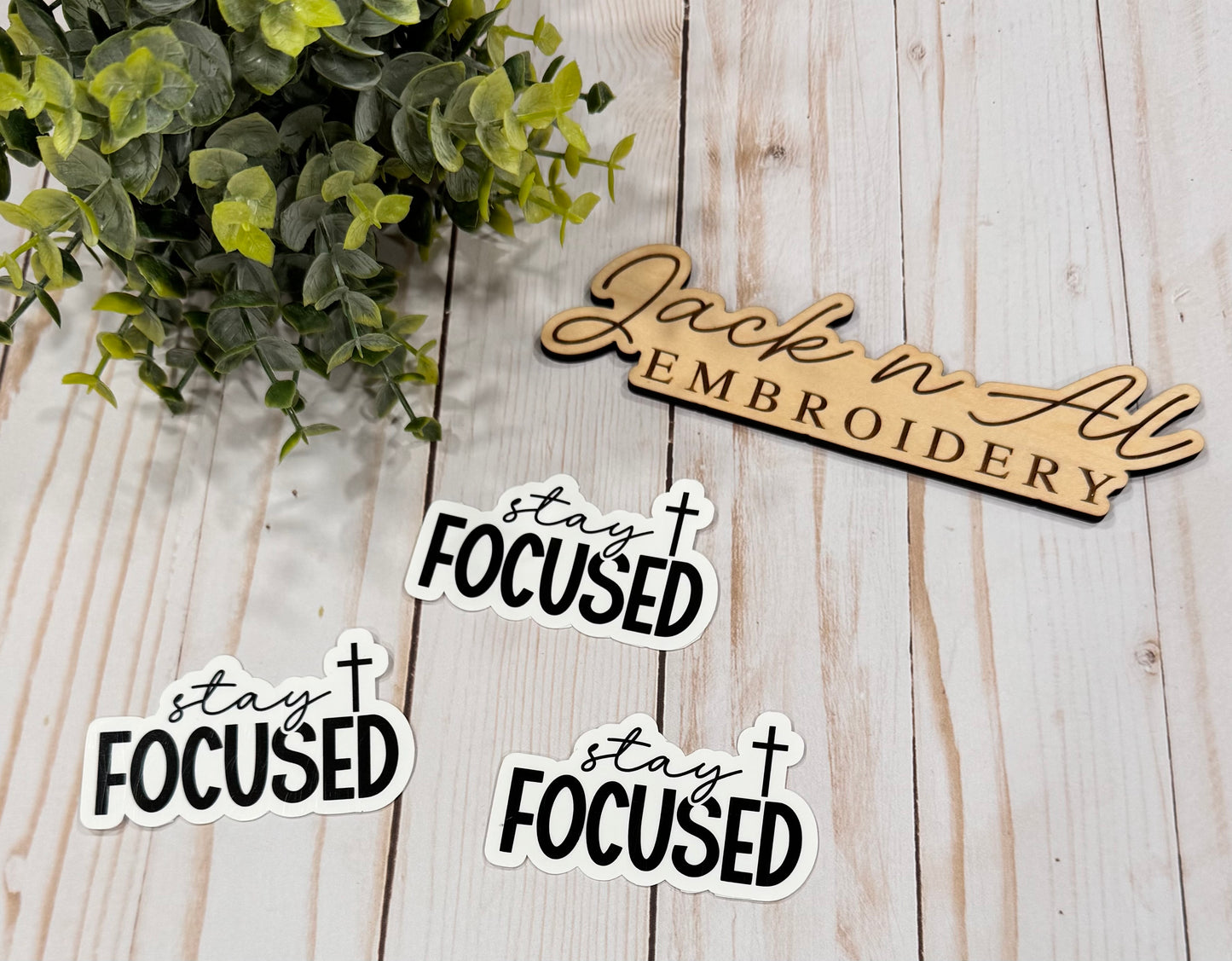 Stay Focused Sticker