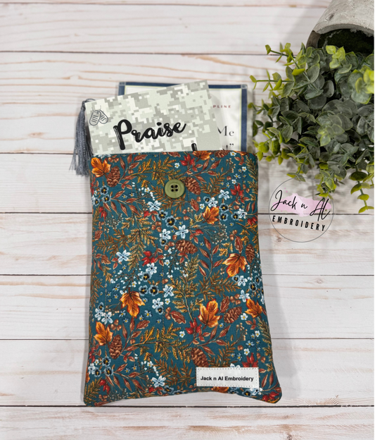The Harvest Breeze Quilted Book Cover Sleeve
