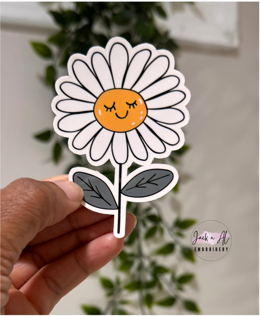 Daisy Flower Sticker