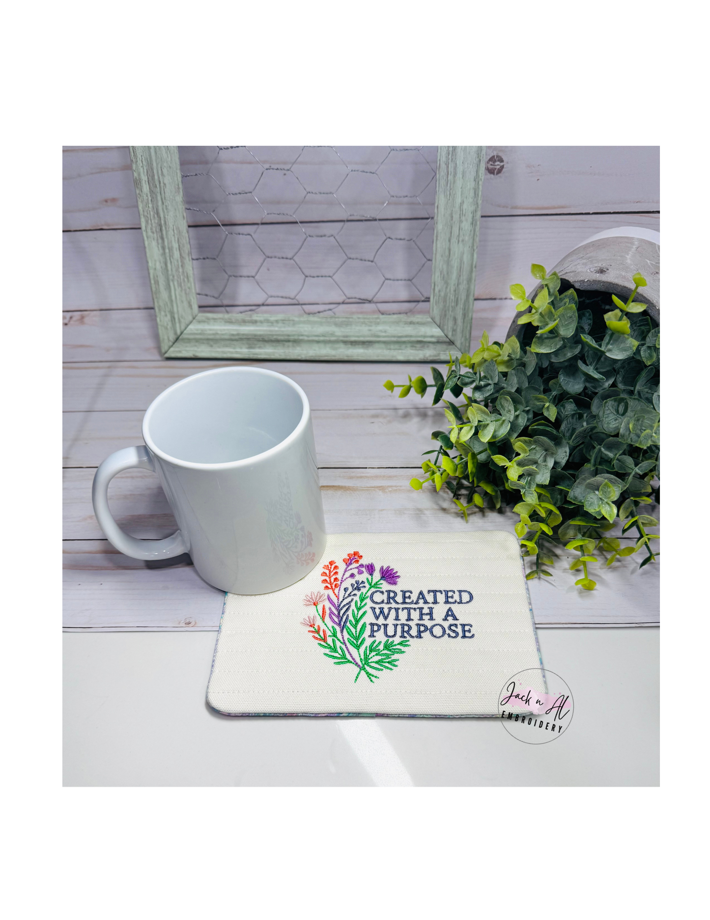 Created with a Purpose Mug Rug