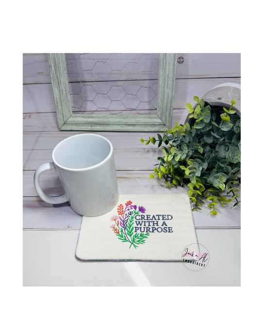Created with a Purpose Mug Rug
