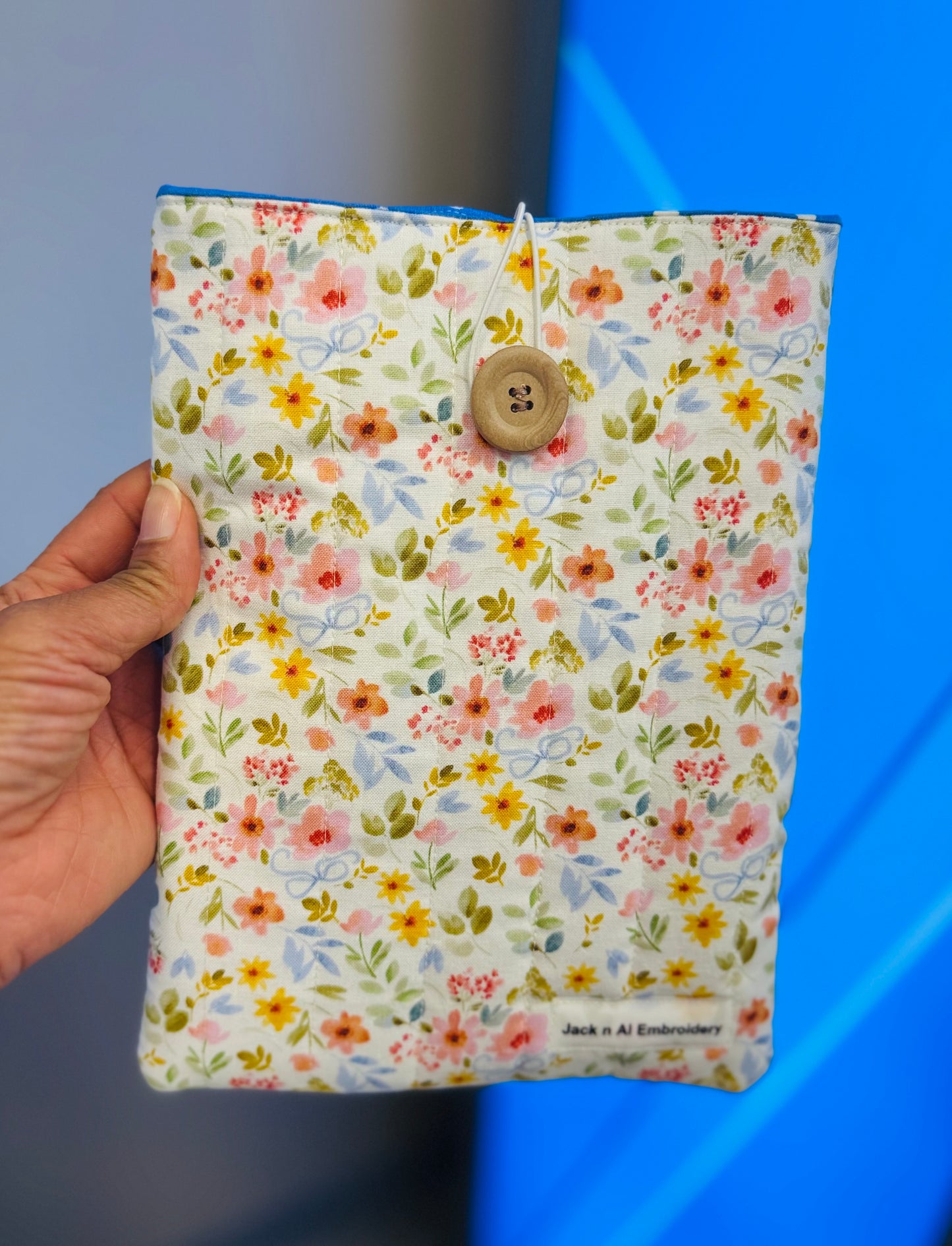 The In Bloom Quilted Book Cover Sleeve