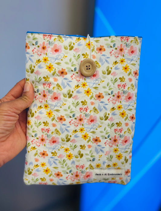 The In Bloom Quilted Book Cover Sleeve