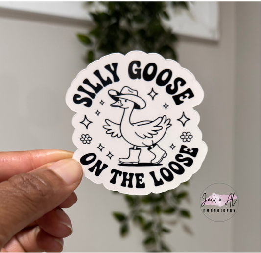 Silly Goose on the Loose Sticker
