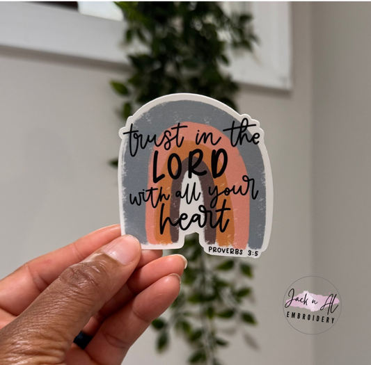 Trust in Lord Sticker