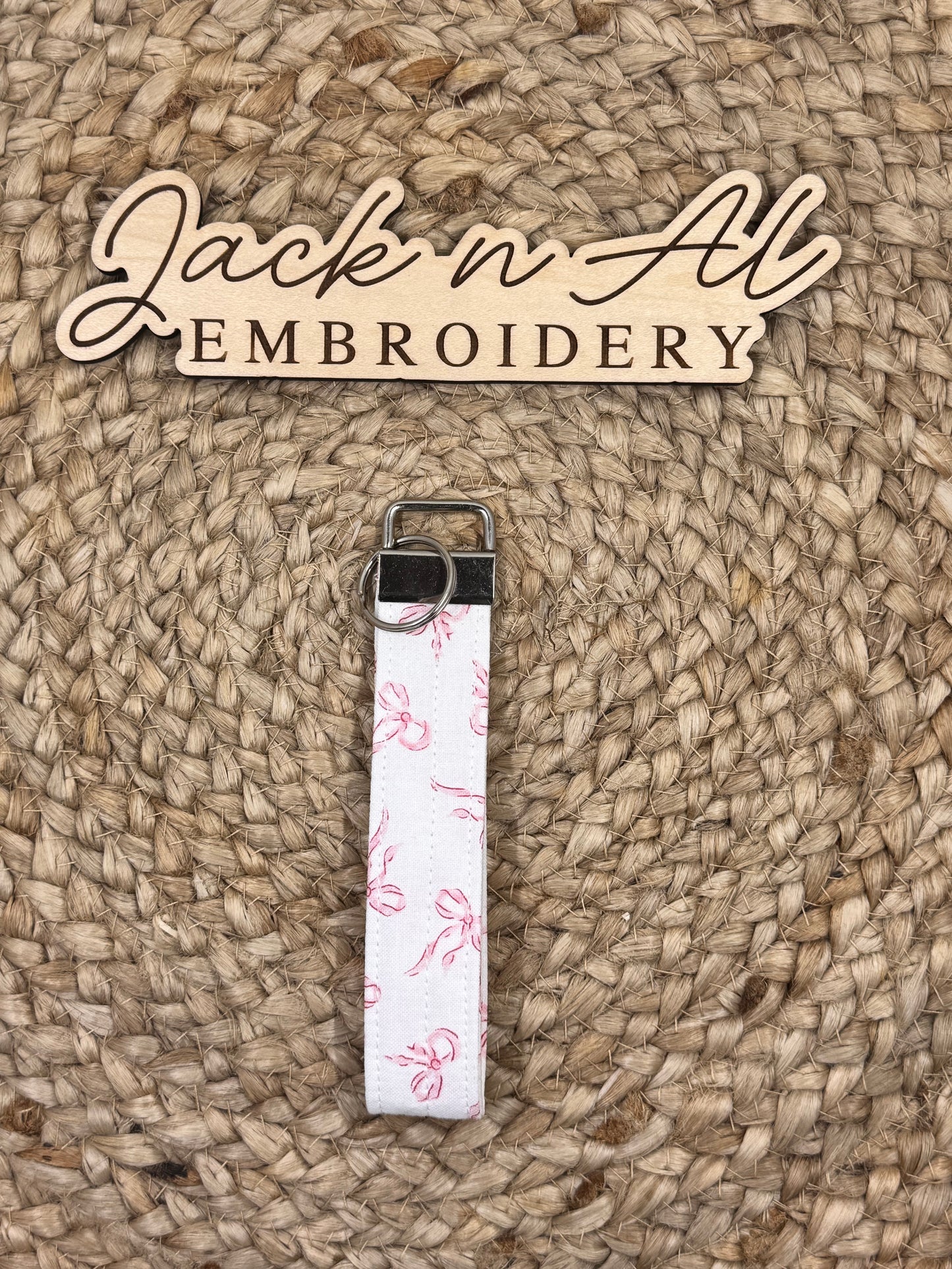 The Coquette Boux Keychain Wristlet