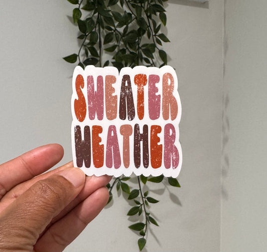 Sweater Weather Sticker