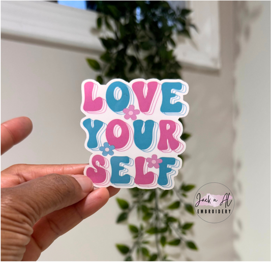 Love Yourself Affirmation Sticker