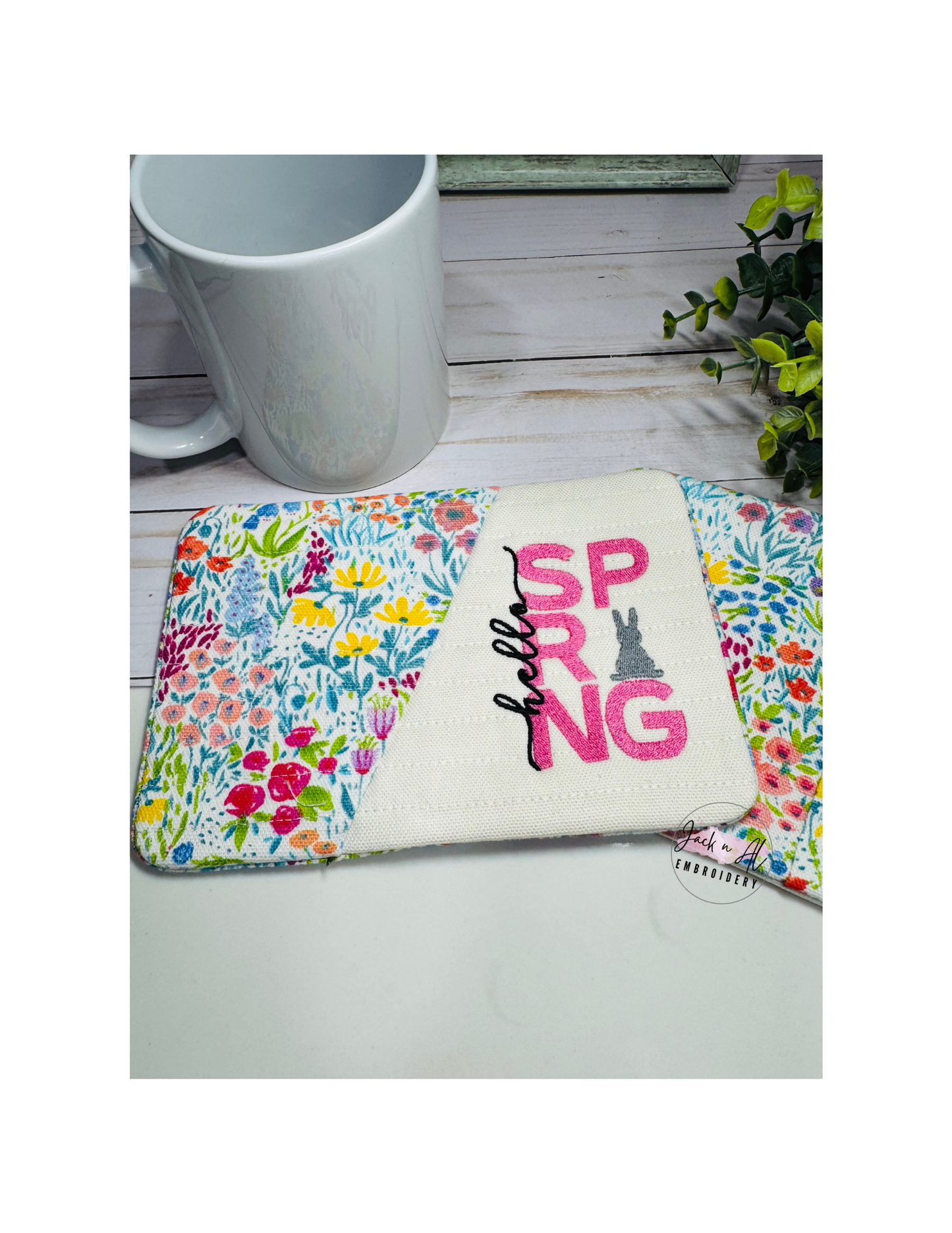 Hello Spring Mug Rug