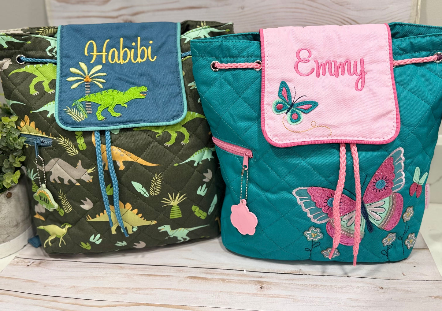 Personalized Quilted Backpack by Stephen Joseph
