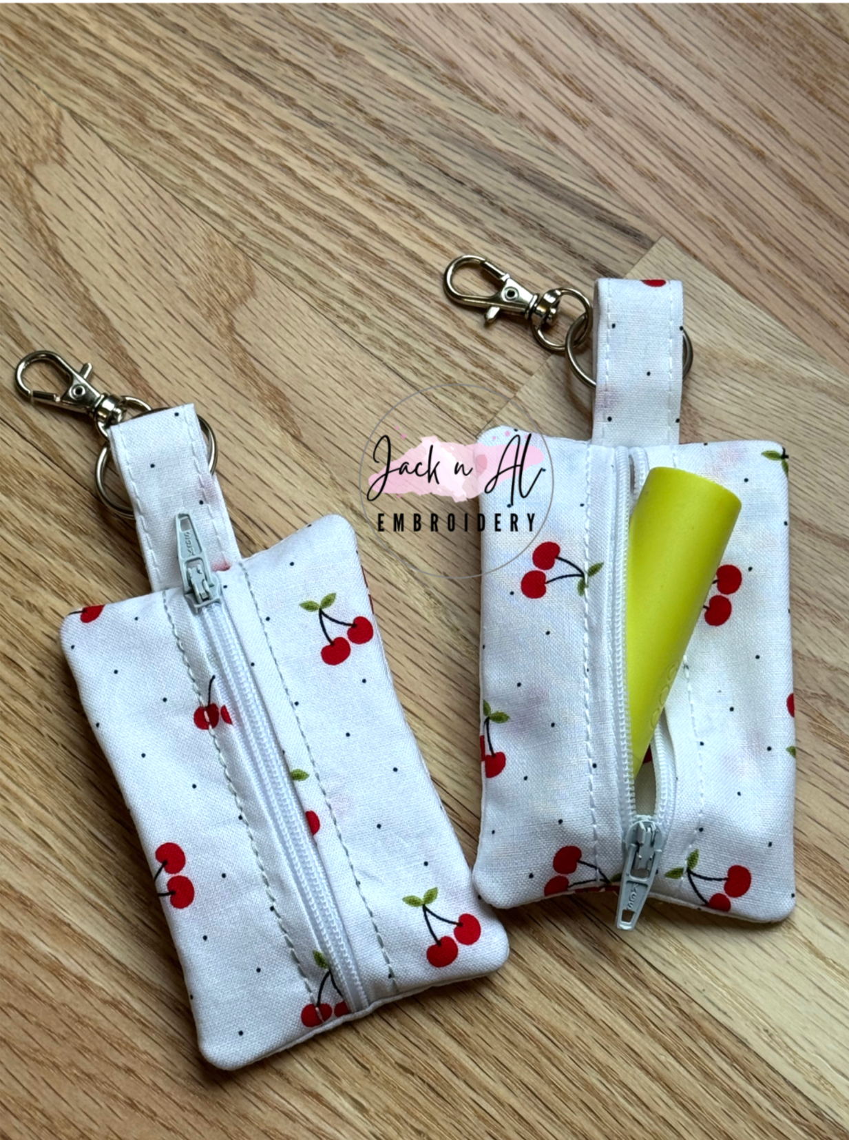 Cherries and Dots Lip Balm Holder