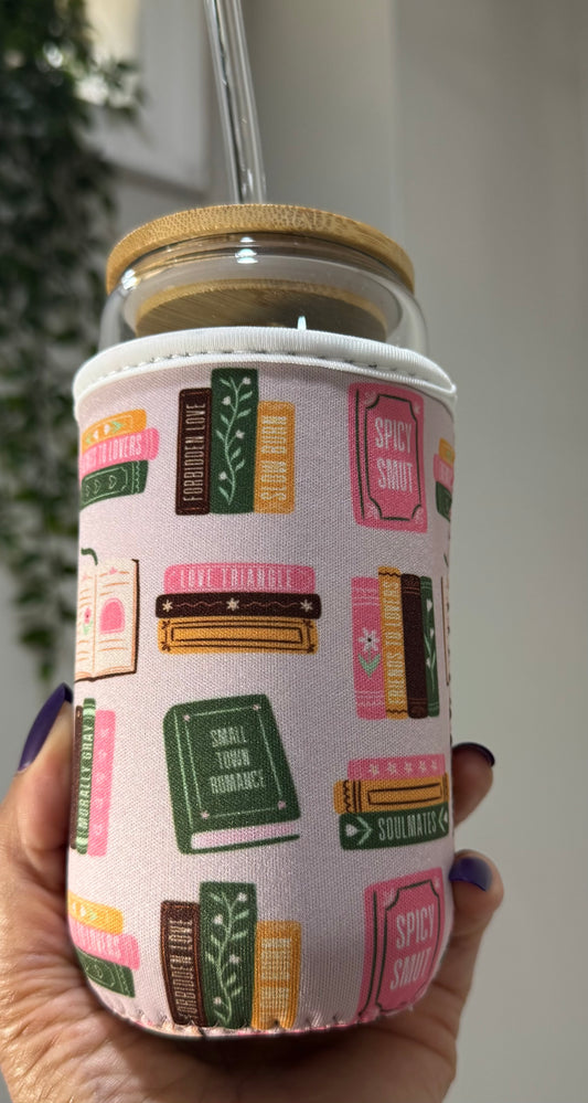 Book Lovers Cup Cozy Sleeve