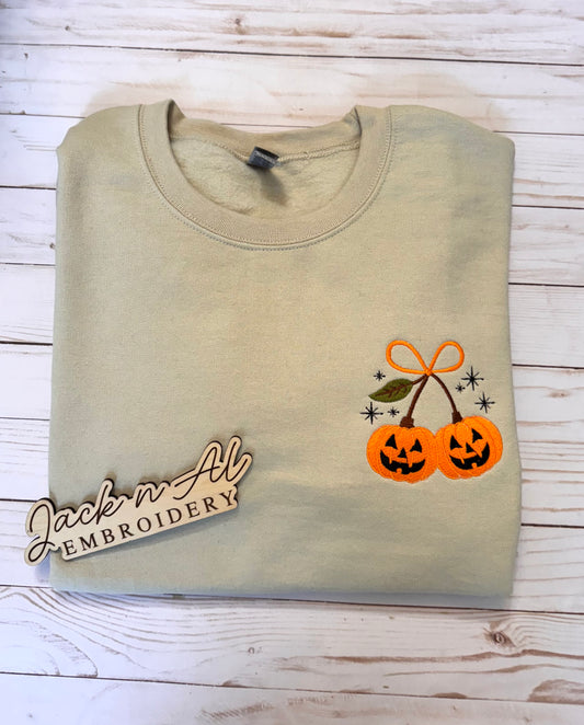 Fall Coquette Pumpkin Sweatshirt