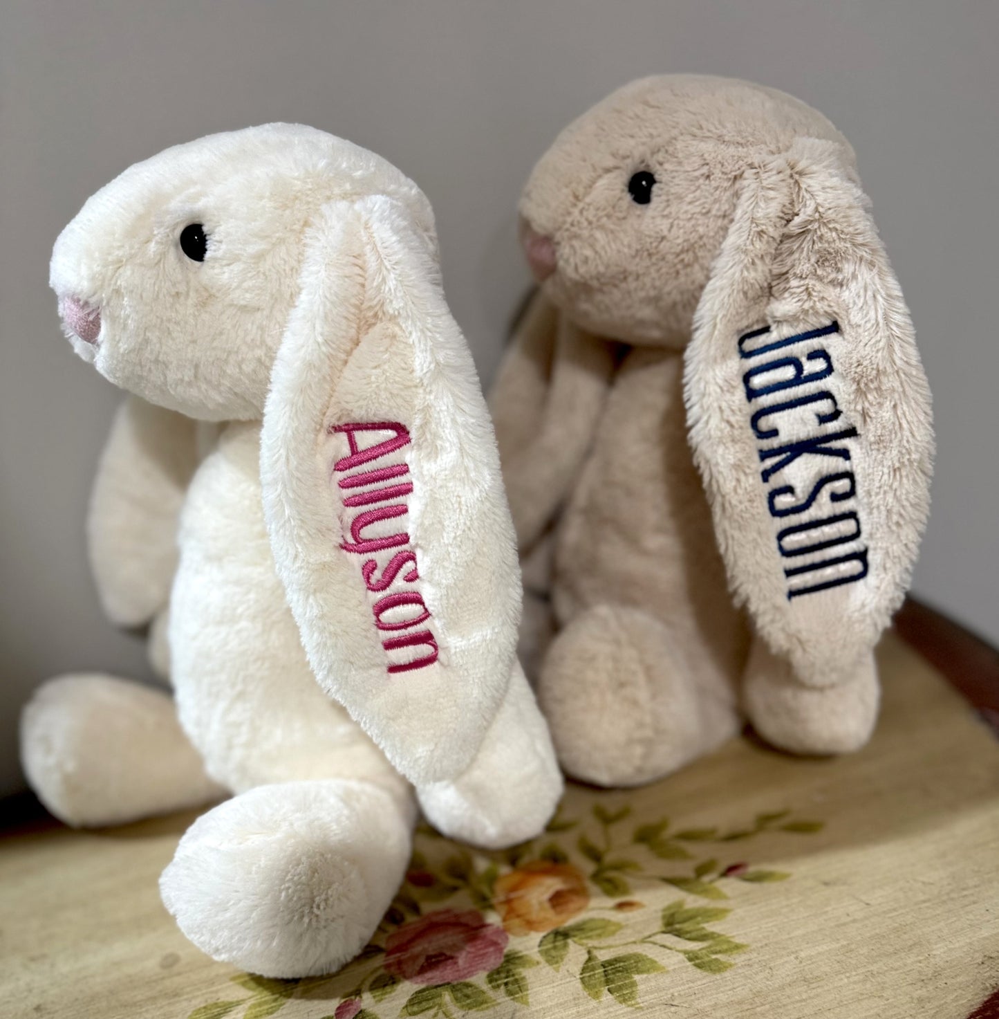 Personalized Easter Bunny Plush