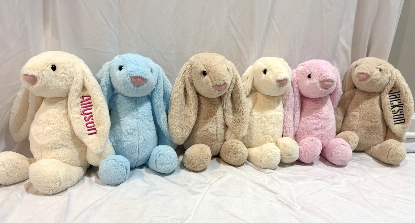 Personalized Easter Bunny Plush