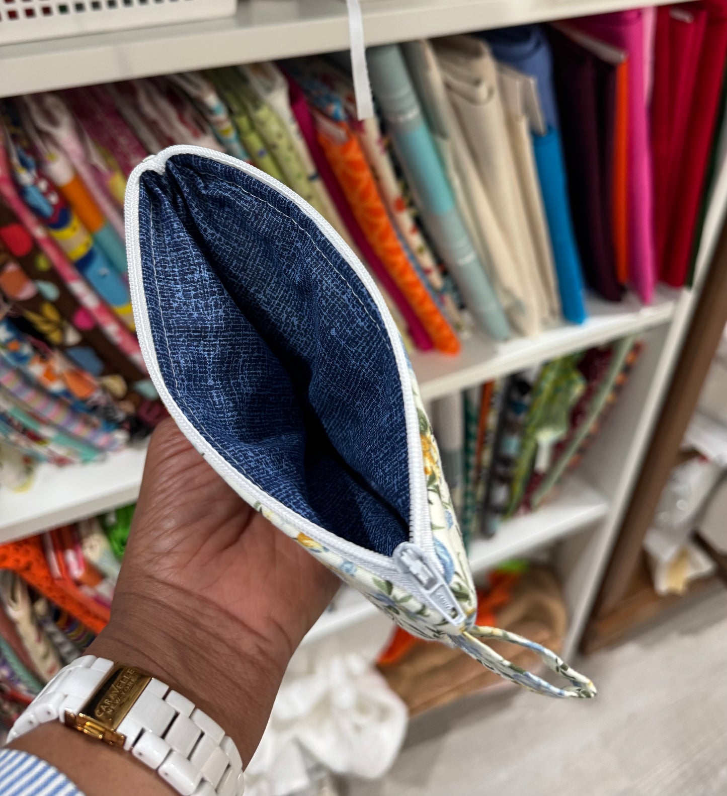 The Meadow Floral Zippered Pouch