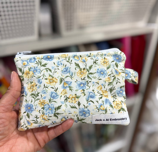 The Meadow Floral Zippered Pouch