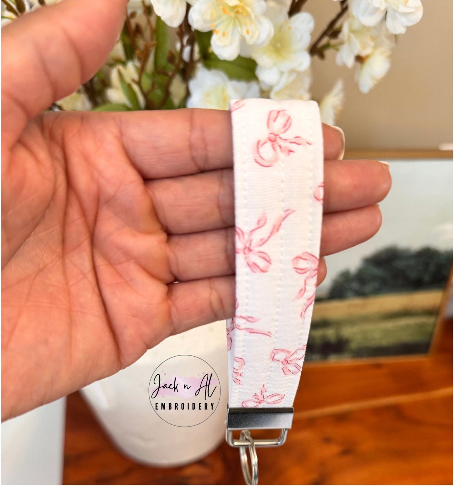 The Coquette Boux Keychain Wristlet