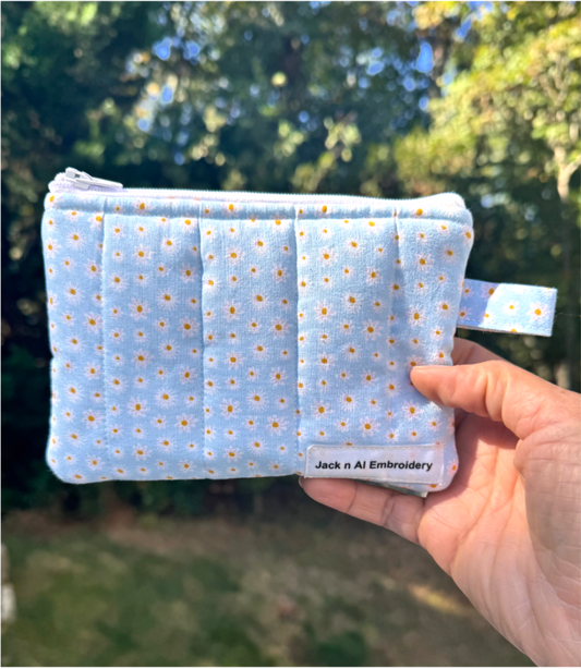 The Darling Daisy Zippered Pouch