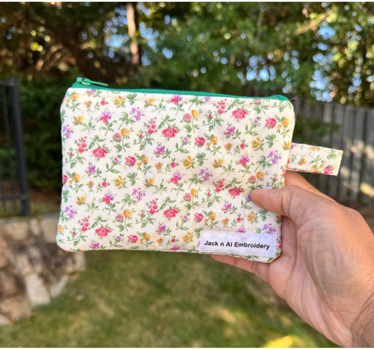 The Spring Bouquet Zippered Pouch