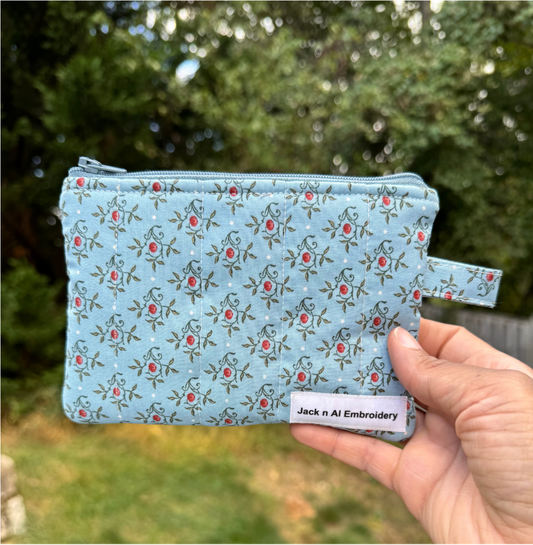 The Vintage Vine Zippered Pouch