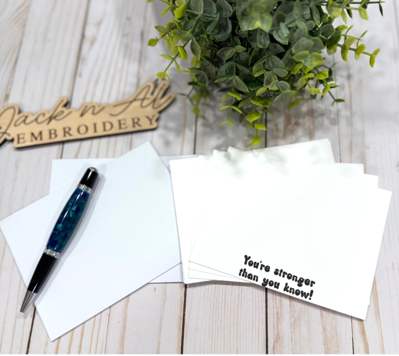 You are Stronger Than You Know Note Card Stationery