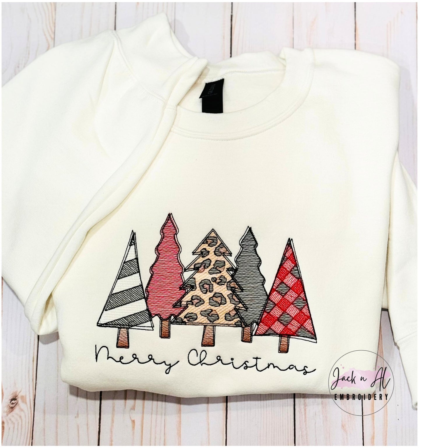 Merry Christmas Tree Sweatshirt