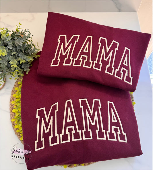 Mama Embroidered Sweatshirt
