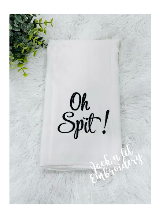 Oh Spit! Burp Cloth