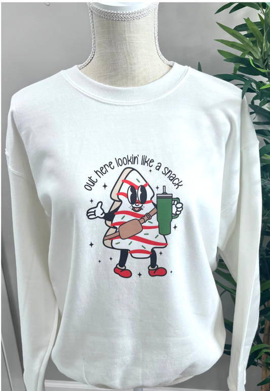 Out Here Looking Like a Snack Sweatshirt