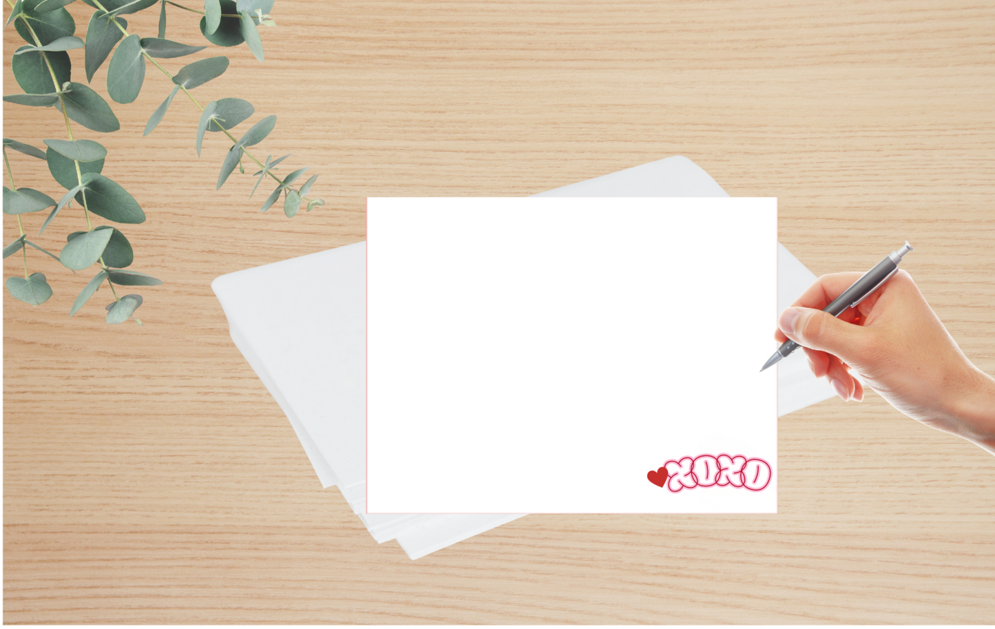 XOXO Set Note Card Stationary